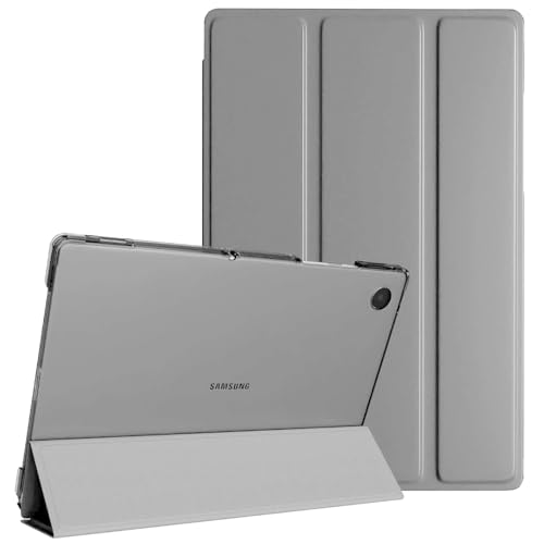 Casotec Smart Case | Left-Side Pencil Holder | Auto Wake/Sleep | PU Leather Magnetic Cover | TPU Shockproof Back | Stand Cover for Samsung Galaxy Tab A9 Plus 11 inch - Grey