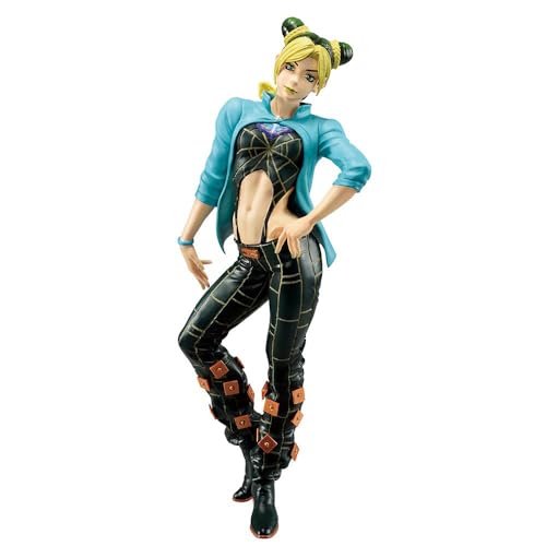 MABAIUDE Jolyne Cujoh Figure JJBA Statue, 1/7 Scale Anime JJBA Cujoh Jolyne Figure Model PVC Handmade Collectible Desktop Decoration Gifts for Fans