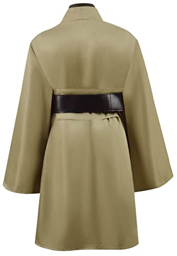 Kids Tunic Costume Suit Jedi Knight Costume Jedi Tunic Uniform Cosplay Suits Halloween Outfit (Brown, X-Small) #TOP3