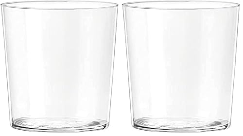 H&H set 6 bicchieri starck in vetro ultrasottile cc 350 (Confezione da 2)