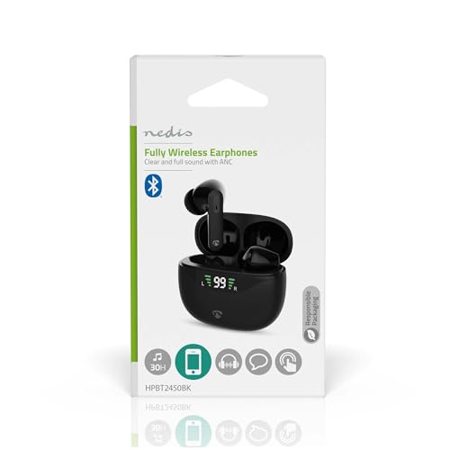 Écouteurs Sans Fil Bluetooth Intra Auriculaire ANC Modèle HPBT2450BK Neuf - vue 6