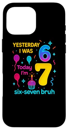 ̂6 傤7 Six Seven Bruh ~[ TVc o[Xf[ Gen Z Alpha X}zP[X iPhone 16 Pro Max p