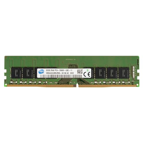 Tipologia: DDR4 DIMM SIMPLETEK - Memoria RAM Banco Modulo 32 GB 2666 MHz DIMM HMAA4GU6MJR8N-VK (Ricondizionato)