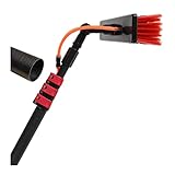 DMMFTERL Cepillos para Limpieza de Ventanas, Postes para Limpieza de Ventanas, Limpieza de Paneles, Limpieza de Ventanas, Cepillo telescópico Alimentado por Agua de 3,6 a 7,2 m, Limpiador e