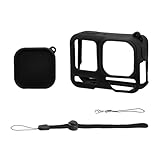 Generic Funda protectora para cámara Ace Pro2 con tapa de objetivo, accesorios de protección para cámara deportiva
