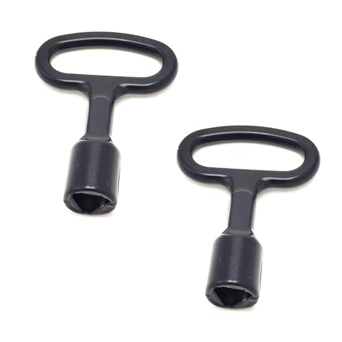 ShiWuYou 2 PCS Metal Triangular Key Meter Box Key Triangle Socket Spanner Key, Gas Meter Box Key, Triangular Spanner Key for Gas Water Electric Meter Box Cabinet Elevator Door, Black ShiWuYou 2 PCS Metal Triangular Key Meter Box Key Triangle Socket Spanner Key, Gas Meter Box Key, Triangular Spanner Key for Gas Water Electric Meter Box Cabinet Elevator Door, Black