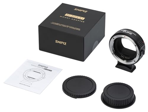 EBYPHAN EF-EOS R Lens Mount Adapter Auto-Focus Lens Converter Compatible with Canon EF/EF-S Series Lens and EOS R, RP, R3, R5, R6, R6II, R7, R8, R10, R50, R100 Cameras