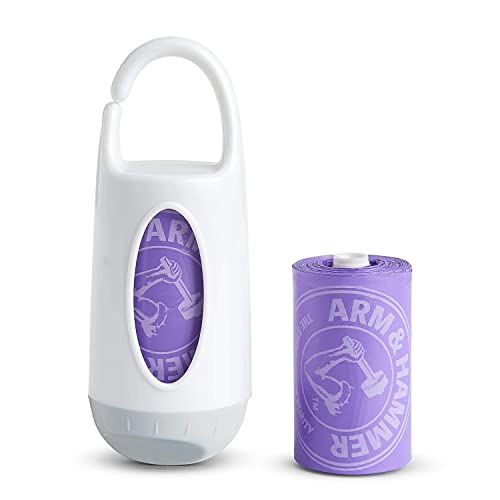Image of Munchkin Arm & Hammer Diaper Bag Dispenser & Bags - Purple