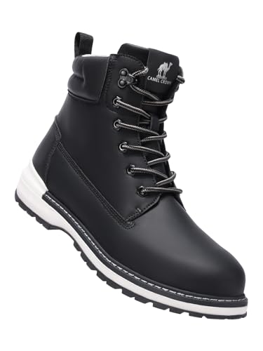 CAMEL CROWN Work Boots for Men Water-Resistant Soft Toe Non Slip, Comfortable Insulated Industrial Construction Boots3