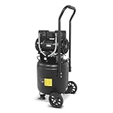 STAHLWERK Compresseur avec cuve 30 L (ST-308V Pro) – sans huile & silencieux, 8 bar, compresseur d'air avec moteur sans balais, 1,97 CV, 1,45 kW, 250 l/min, compresseur à pistons silencieux