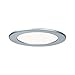 Produktbild Paulmann 92074 Einbaupanel LED rund Deckenleuchte 12W Licht 2700K Warmweiß LED Panel Chrom matt IP44 spritzwassergeschützt inklusive Leuchtmittel
