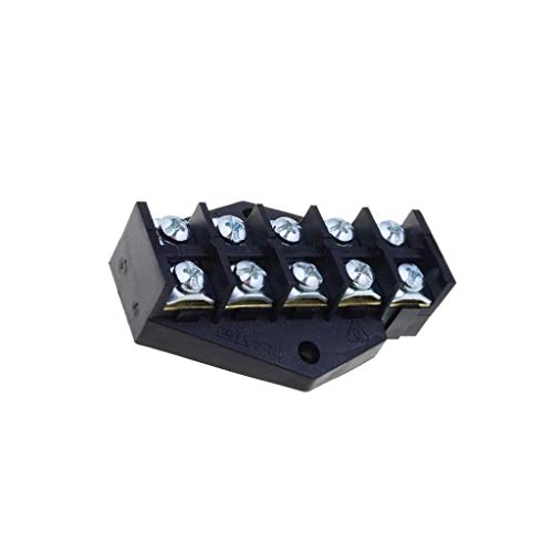 W-10178 Klemmleiste Schraubklemme Wege: 5 10mm2 Klemmen: 10 400V PLASTROL