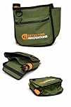 Detecting Innovations Ultimate Waist Pouch for Metal Detecting, Finds Bag with Pinpointer Holster, Durable Metal Detector Accessories (KHAKI GREEN)