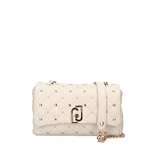 Liu Jo Borsa Donna Tracolla Taglia S Star And Micro Studs Beige
