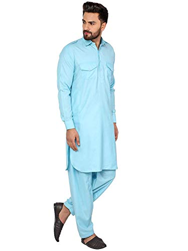 Pathani Suit en coton léger pour éviter la chaleur en été - 3