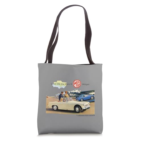 Bolso Tote Retro MG Mk II Midget miniatura 1