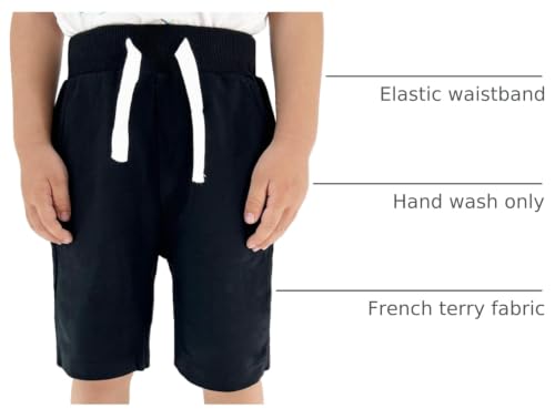 Image of Bumeex Boys 2pk Cotton French Terry Casual Shorts