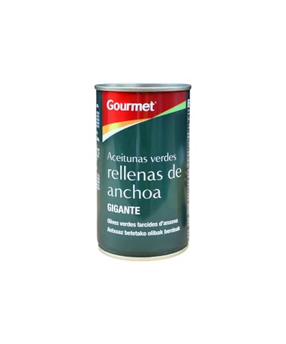 Marca Blanca - Gourmet Aceitunas Rellenas de Anchoa, 150g