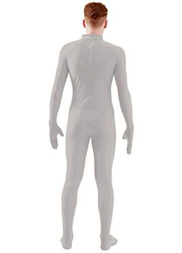 Image of Ensnovo Mens Mock Neck Full Body Unitard Spandex Zentai Suits Costumes