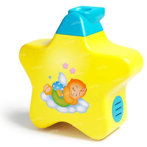 Image of Zest 4 Toyz Star Projector with Gentle Music and Soothing Light Battery Operated Portable Nursery Toy for for Babies, Multicolor