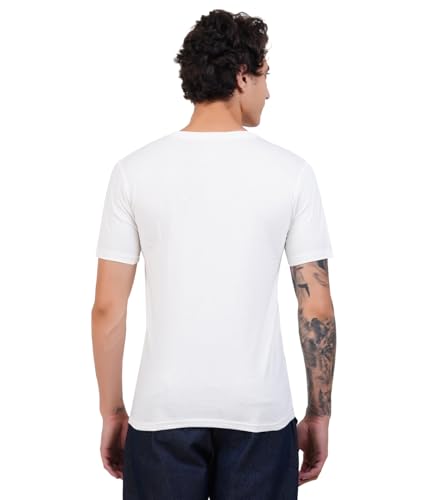 Image of Men's Super Combed Cotton Round Neck Half Sleeve T-Shirt | Soft Breathable Cotton Fabric | Stylish Comfortable Wearfor Men | Quality Regular Fit