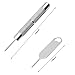 AYWFEY 4 Pcs SIM Card Removal Openning Tool Tray Eject Pins Needle Opener Ejector Compatible with All iPhone Apple iPad HTC Samsung Galaxy Cell Phone Smartphone Watchchain Link Remover (Style B)