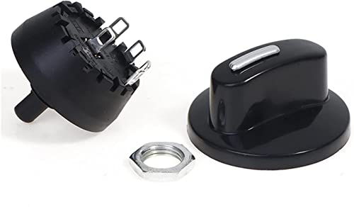 Interrupteur avec bouton rotatif 4 pôles 3 voies pour commutateur d alimentation purificateur