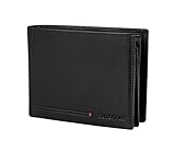 samsonite portafoglio satiny Logo Samsonite in rilievo Samsonite Simpla SLG - Portafoglio, 13 cm, Nero (Black)