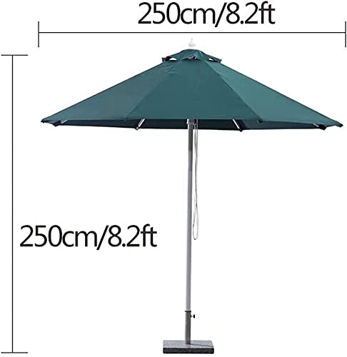 Parasol para mesa de terraza CLSDRZC de 2.5 metros ideal para piscina 4