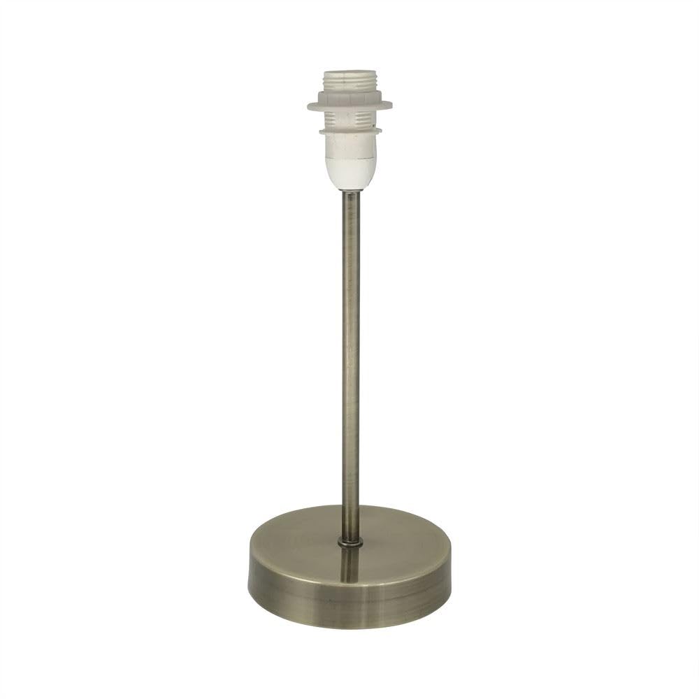 Firstchoicelighting Antique Brass Table Lamp Or Bedside Light Base, Modern Design, Height 26Cm, Base Only, Led Compatible