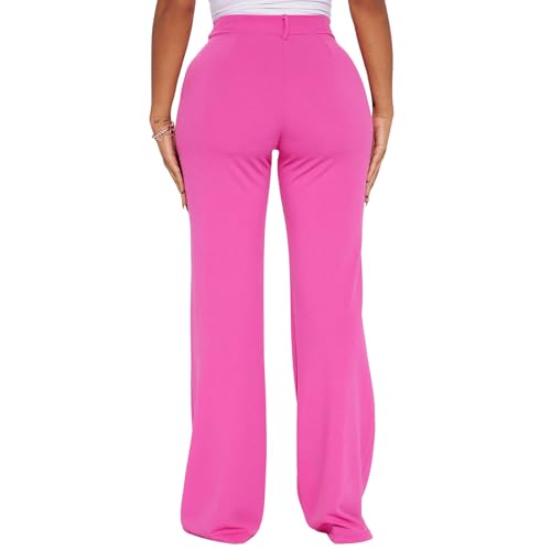 Women Stretchy Work Pants High Waisted Wrinkle Free Dressy Pants Business Casual Trousers 20253