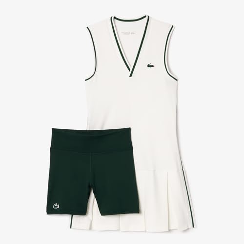 Lacoste Women's Sport Piqué Tennis Dress with Removable Liner3