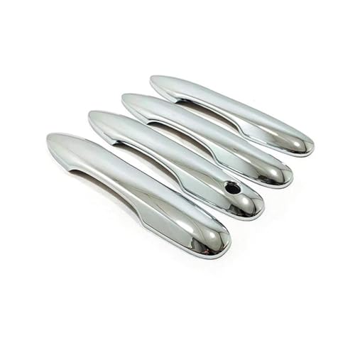 Protector de manija de puerta cromado para Toyota BZ4X y Subaru Solterra 2022 2023