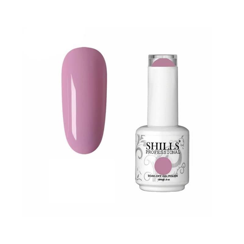 Image of SHILLS PROFESSIONAL UV /LED Soak Off Gel Polish (Gel Nail Polish) Nail Art Nail Polish Color Shade 174, Glossy Finish, 15ml