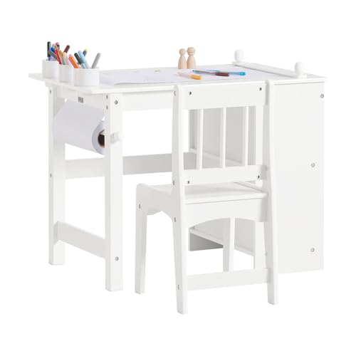 La Mejor Selección de Recamaras Infantiles para Niños los 5 mejores. 50 SoBuy Mesa para Niños Escritorio para Niños Juego de Mesa y Silla Infantil de Madera Blanca Set de 2 Piezas para Niños Escritorio Infantil para Dibujar Muebles...