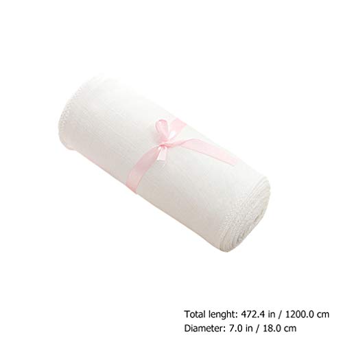 Healifty cinta abdominal de algodón 100% posparto, venda de gasa de doble capa, 2 rollos, soporte para cintura de maternidad para recuperación después del embarazo y compresión abdominal miniatura 7