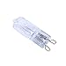Halogen Glühlampen 10Pcs G9 40W 100% Dimmable JD Art Halogen Haus Griff Glühlampe Transparentes Glas LED Birnen Energiesparlampen Lumen Stiftsockel Halogenstiftsockel mit UV filter 220V