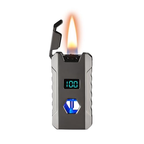 Encendedor de queroseno recargable con tanque visible contra el viento 2