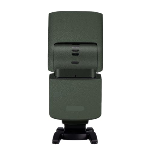 Vinilo protector para Sony HVL-F46RM con textura piel verde antiabrasión