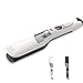 Produktbild Professionelle Dampf Haarglätter Kamm Keramikkamm LED Heizung Schnelle Haar Flache Eisen Digital Eisen Haar Styling Werkzeuge,White