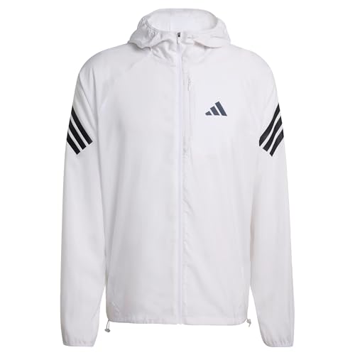 adidas Uomo ADI365 Running Iconic Jacket, white, XXL