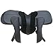 AHS us Exclusive Leather Dressage Treeless Saddle with Pannel and Knee Blocks (18