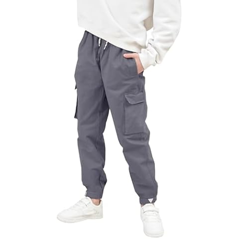 HIBETY Boy's Breathable Cargo Trousers Cover