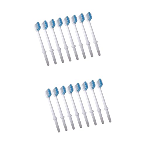 SKISUNO 2 Series Cabezal Cepillo Oral Recambio Para Irrigador Dental Compatible Duradero Y Limpieza Interdental Familiar 8 Piezas*2