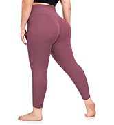 Plus Size Leggings for Women- XL-4XL High Waist Tummy Control Stretchy Workout Plus Yoga Pants