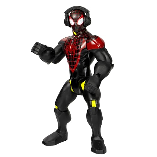 MixMashers Marvel Spider-Man, Figurine Miles Morales à mélanger et Combiner avec Accessoires