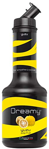 Dreamy Yuzu Pulp 95cl cocktailsiroop, gemaakt met verse yuzu uit concentraat, Bereid Cocktails siropen, Mocktail siropen, Smoothies, milkshakes
