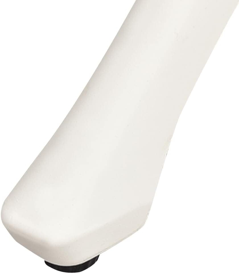 Outdoor Bar Table, Patio Coffee Table with Metal Legs, Bistro Metal Dining Table for Backyard Lawn Balcony Pool, Patio Table White 35.4"x35.4"x29.1" Cast Aluminum