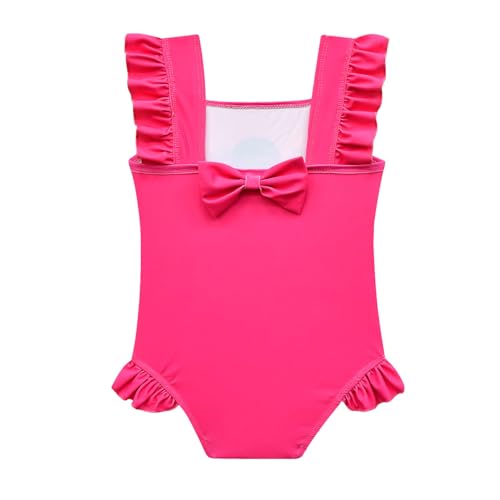 Little Girls Cartoon One-Piece Swimsuit Girls Ruffles Swimsuits Beach Sport Bathing Suit2
