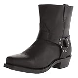 [Bottes de travail élégantes pour hommes]Les bottes de cow-boy western sont fabriquées à partir d'une seule pièce de cuir synthétique, les bottes sont cousues au niveau du col et le motif est fait à la main. Lorsque vous portez les bottes à bout rond au travail ou en sortie, elles vous donnent non seulement un air stable et mature, mais ajoutent aussi une petite touche de flexibilité, parfait pour ceux qui aiment les bottes de cow-boy.